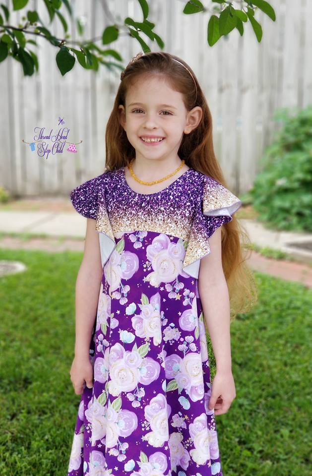 Girl's Be Dreamy Dress Pattern - Ellie and Mac, Digital (PDF) Sewing Patterns | USA, Canada, UK, Australia