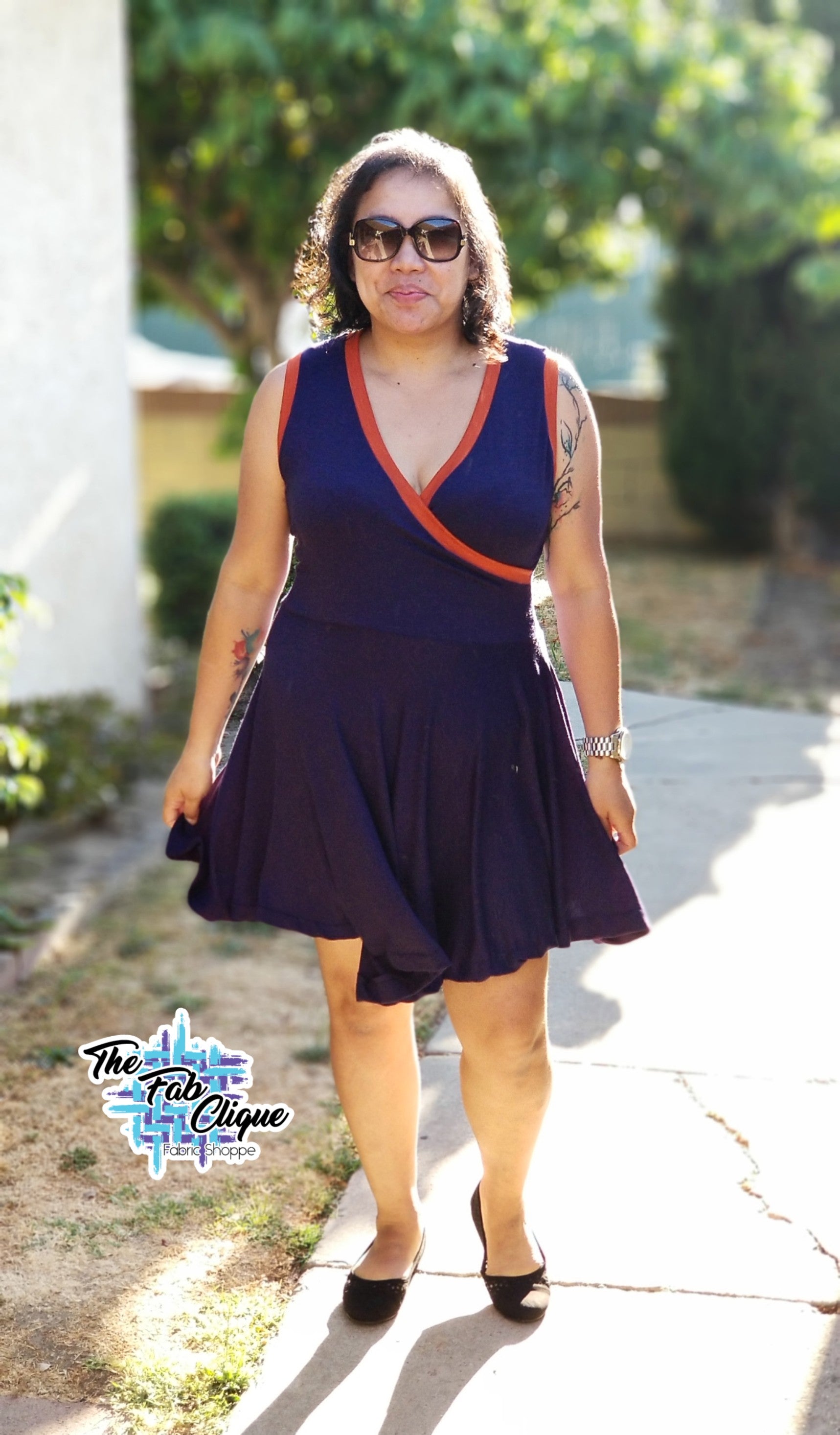 Tres Belle Wrap Tunic & Dress Sewing Pattern