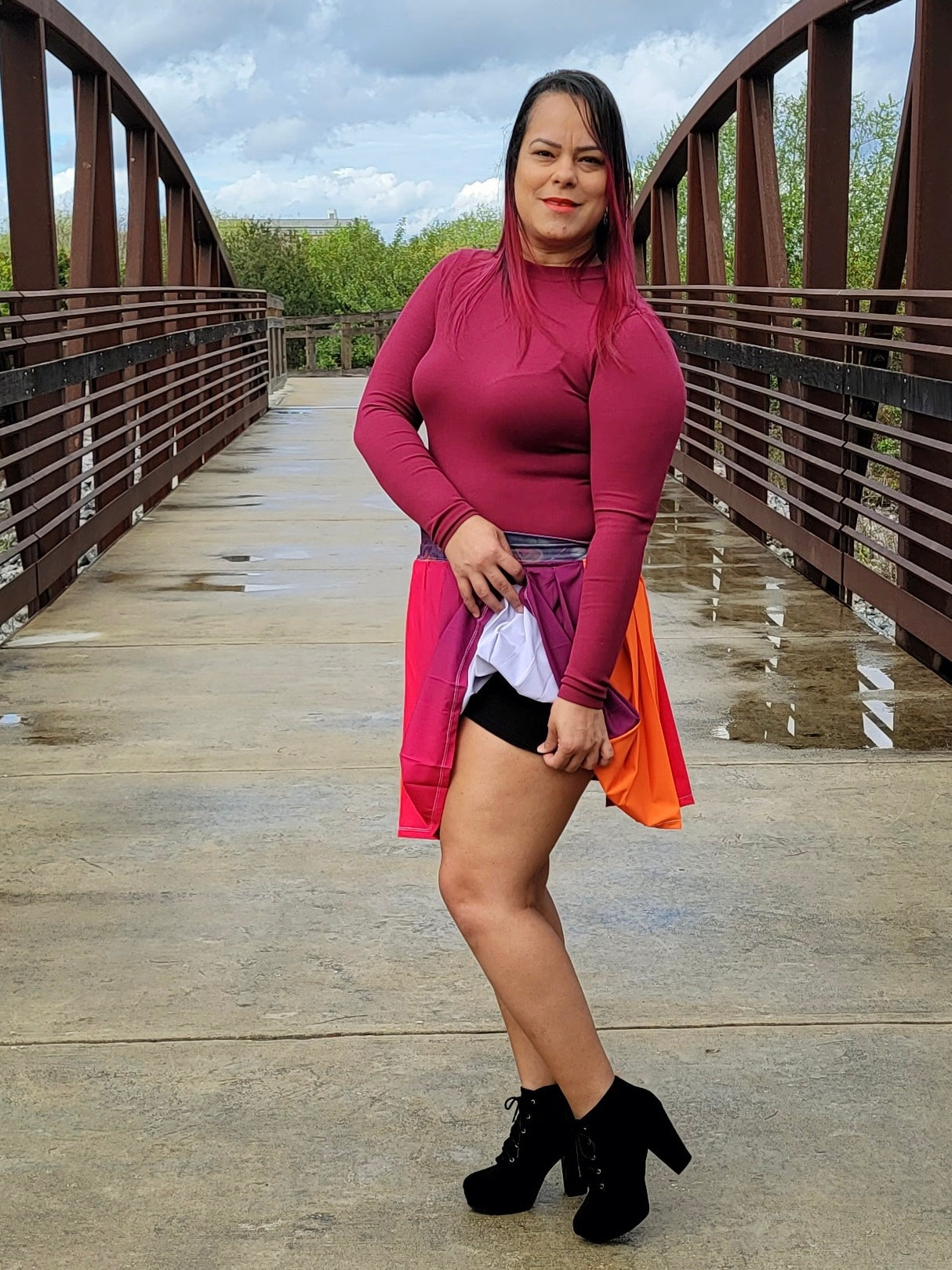 Adult High Waist Pleated Skirt Pattern
