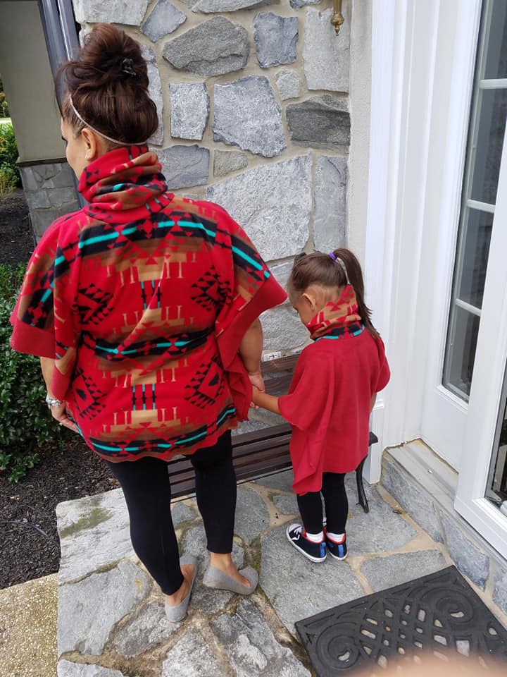 Women's & Girl's Sugar n' Spice Poncho Pattern Bundle - Ellie and Mac, Digital (PDF) Sewing Patterns | USA, Canada, UK, Australia