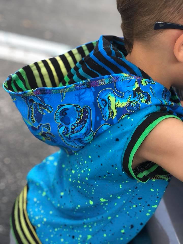 Tatum Hoodie Tank Top Pattern - Ellie and Mac, Digital (PDF) Sewing Patterns | USA, Canada, UK, Australia