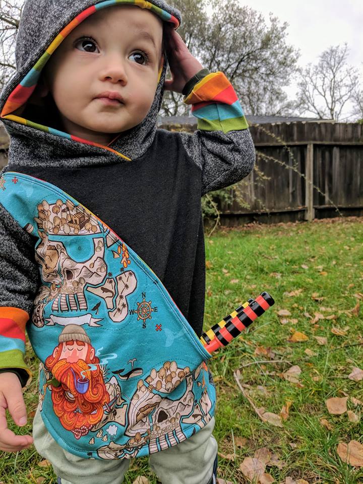 Unisex Undercover Hoodie Pattern - Ellie and Mac, Digital (PDF) Sewing Patterns | USA, Canada, UK, Australia