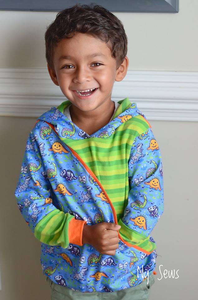 Unisex Undercover Hoodie Pattern - Ellie and Mac, Digital (PDF) Sewing Patterns | USA, Canada, UK, Australia