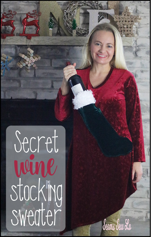 How to make a secret Wine Stocking Sweater