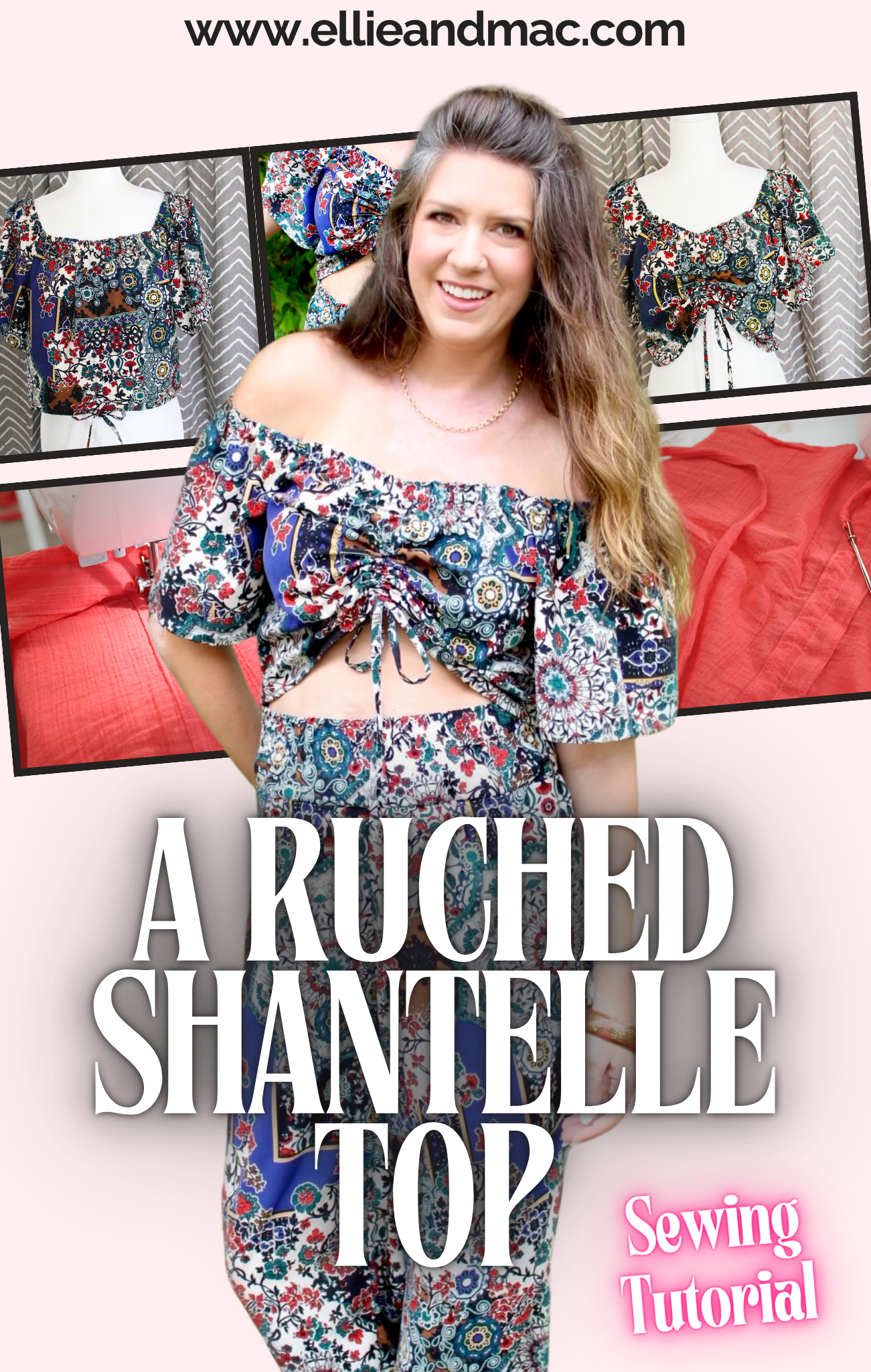 The Adjustable Ruched Shantelle - Skip the Shirring, Add Ties, and Make the Shantelle Your Own