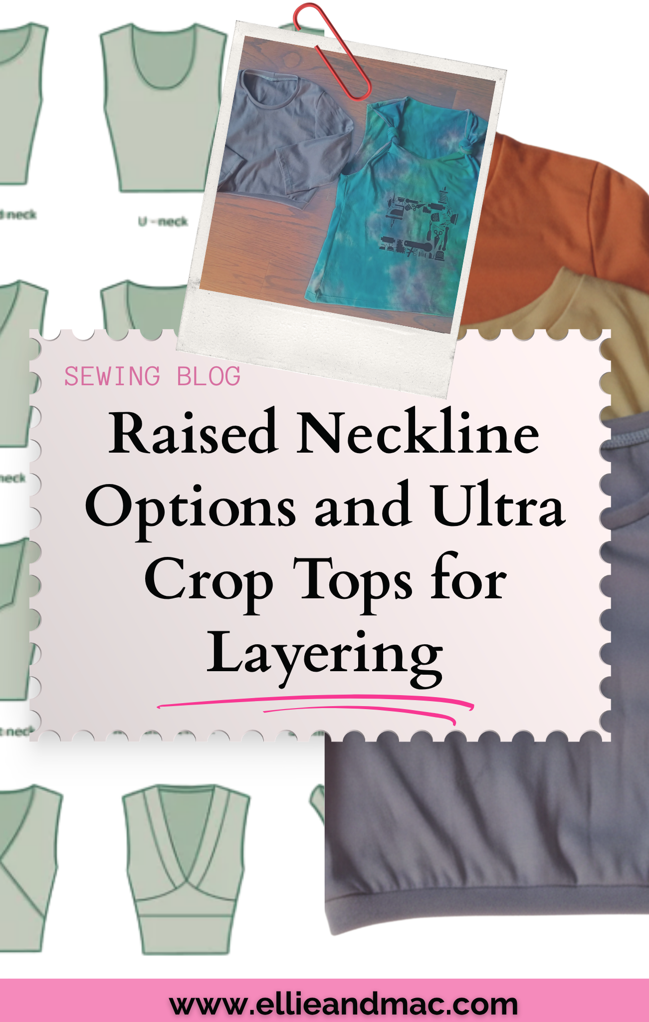 Raised Neckline Options and Ultra Crop Tops for Layering