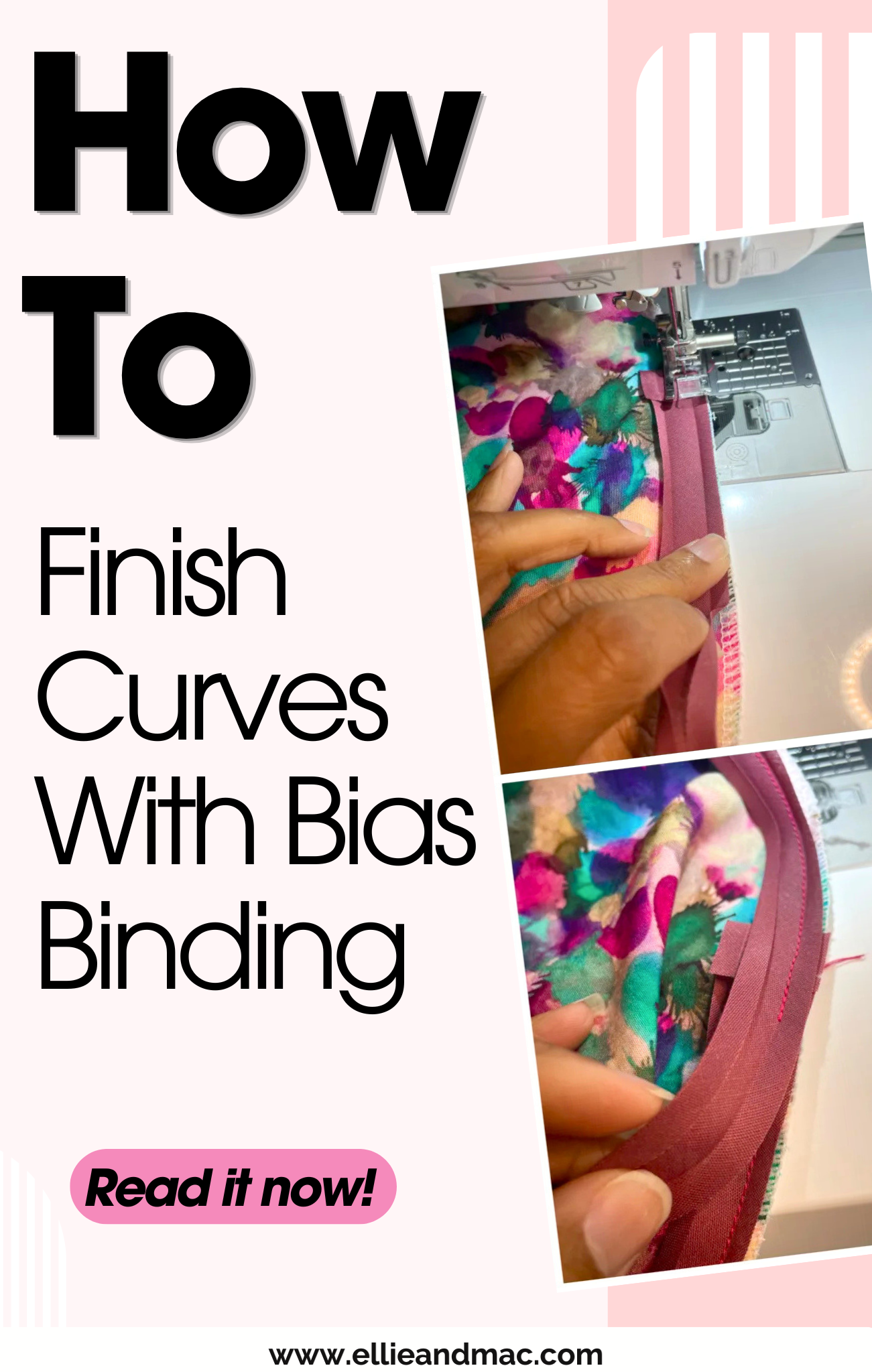 How to Finish Curves with Bias Binding