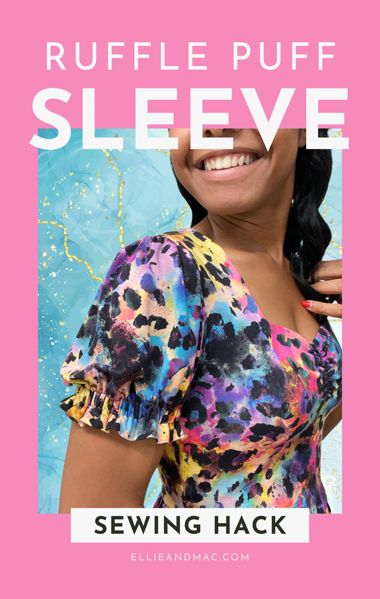 Ruffle Puff Sleeve Sewing Pattern Hack
