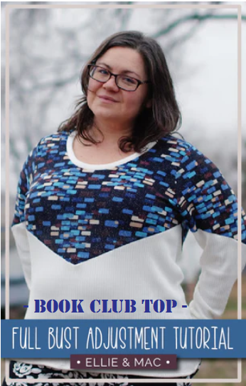 How to Do a Full Bust Adjustment on the Book Club Top