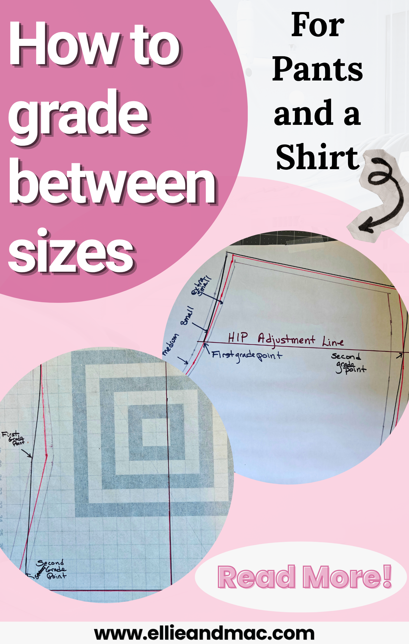 How to Grade Between Sizes: Blending Waist, Hip, Bust, and Thigh
