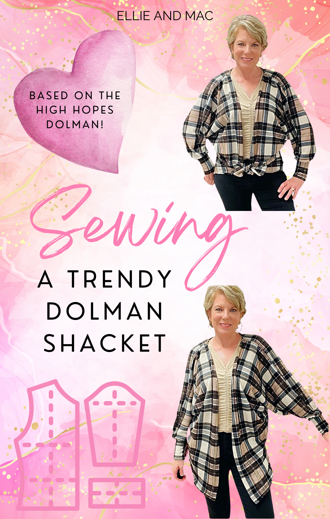Sewing A Trendy Dolman Shacket