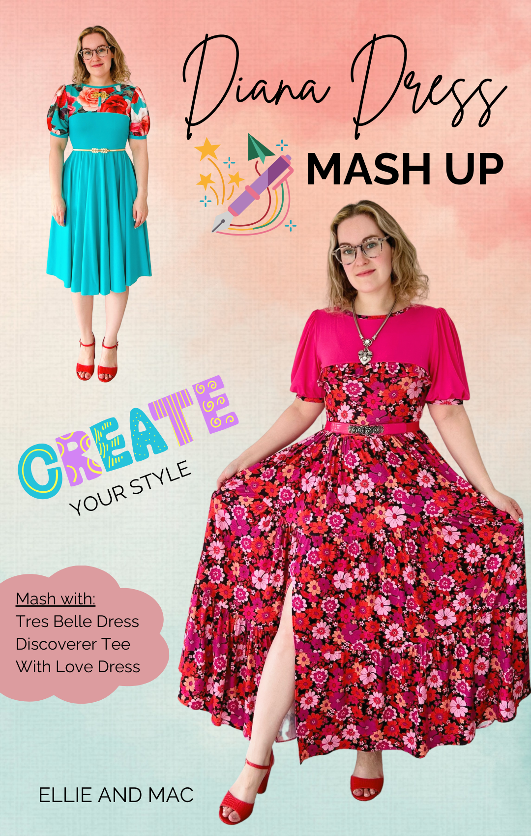 Diana Peplum & Dress Pattern Mash Up