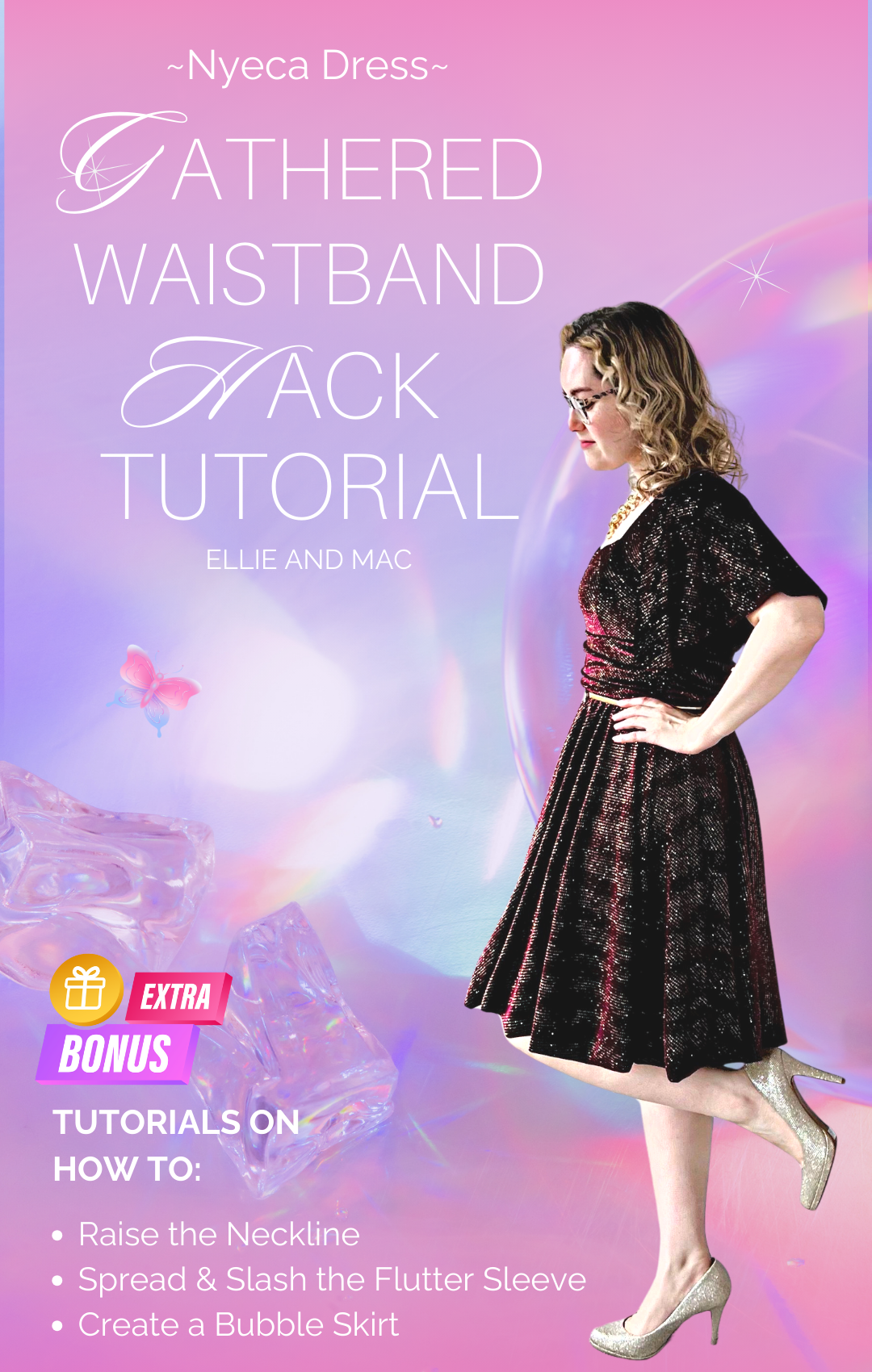 Gathered Waistband Hack Tutorial - Nyeca Dress