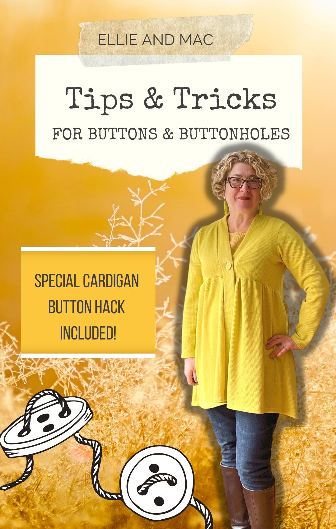 Tips & Tricks for Buttons & Buttonholes (Special Cardigan Button Hack included!)
