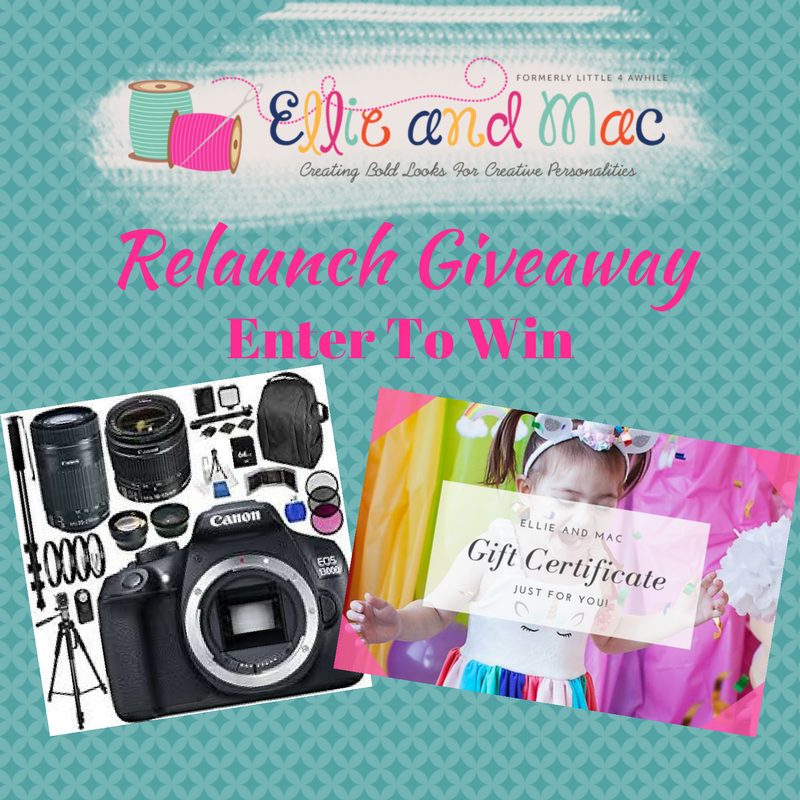 Ellie and Mac Relaunch Giveaway!