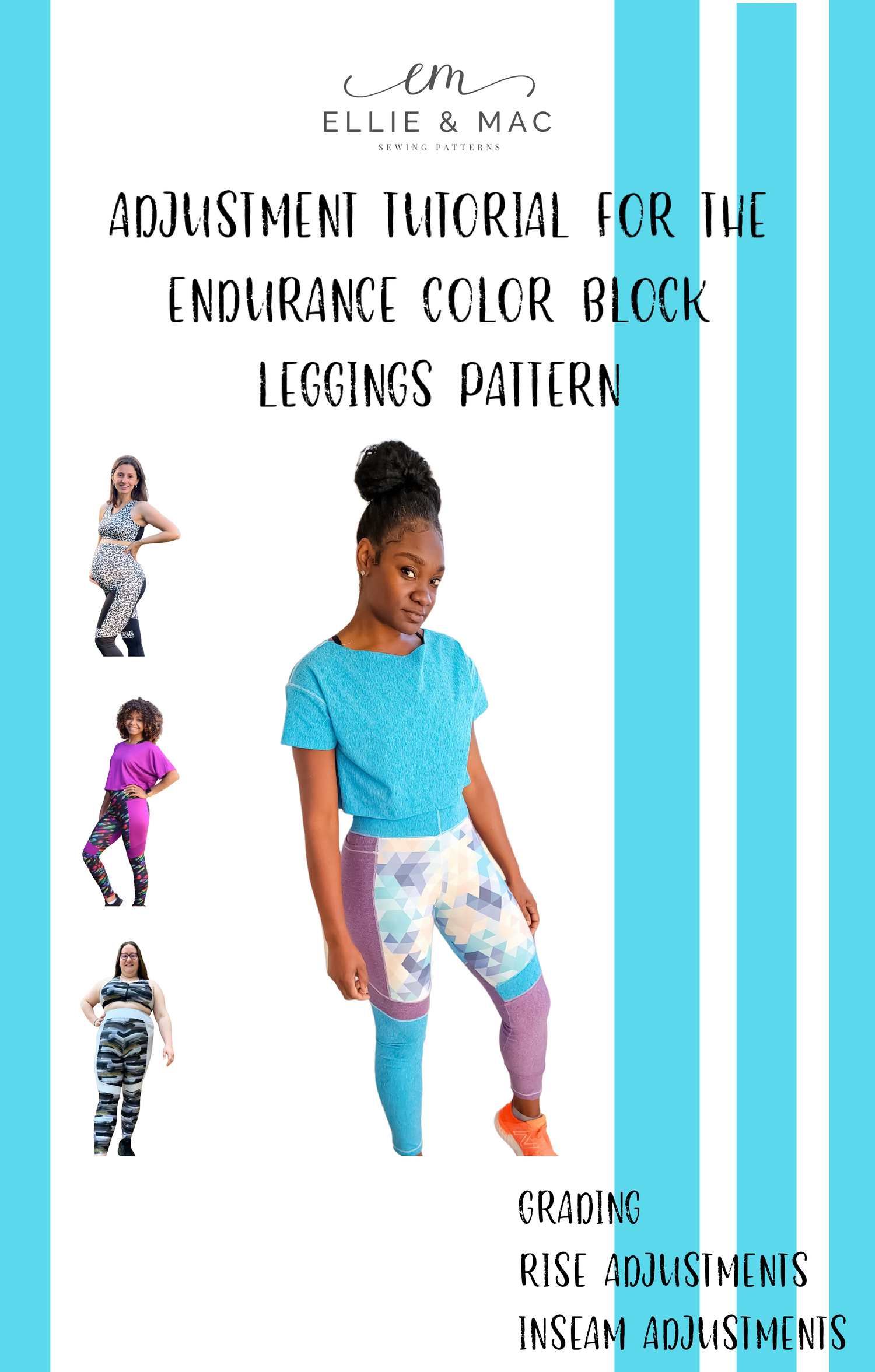 Endurance Leggings Adjustment Tutorial: Grading, Rise Adjustments & In