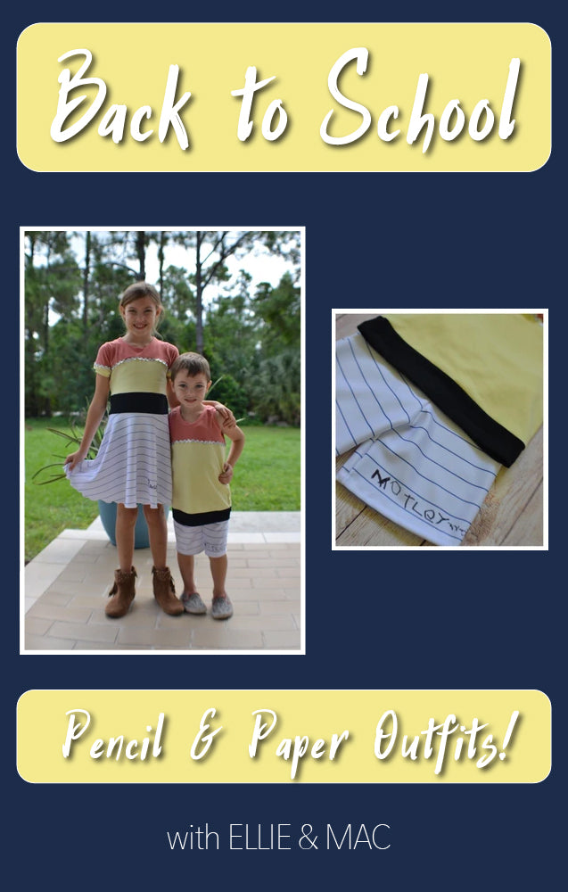 Back-to-School Pencil and Paper Outfits