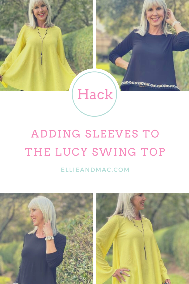 Adding Sleeves to the Lucy Swing Top