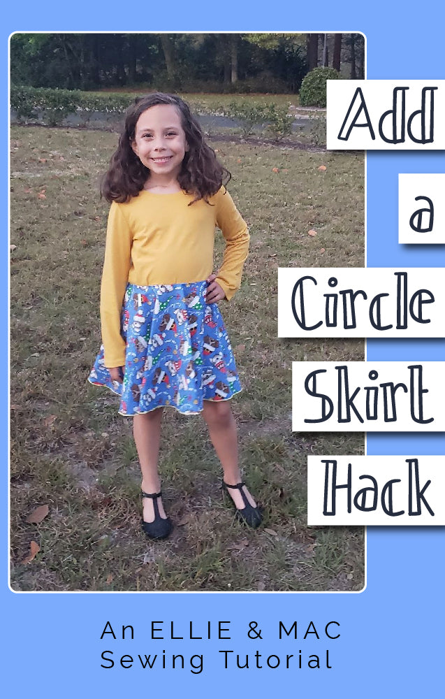 How to Make and Attach a Circle Skirt to a Store Bought Top