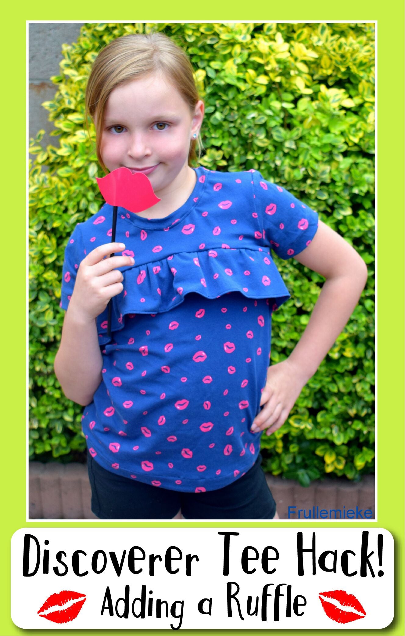 Discoverer Tee Hack: Adding a ruffle