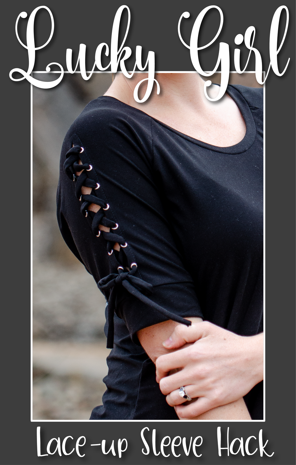 Lucky Load Pattern Hack Lucky Girl Lace-up Sleeve Hack