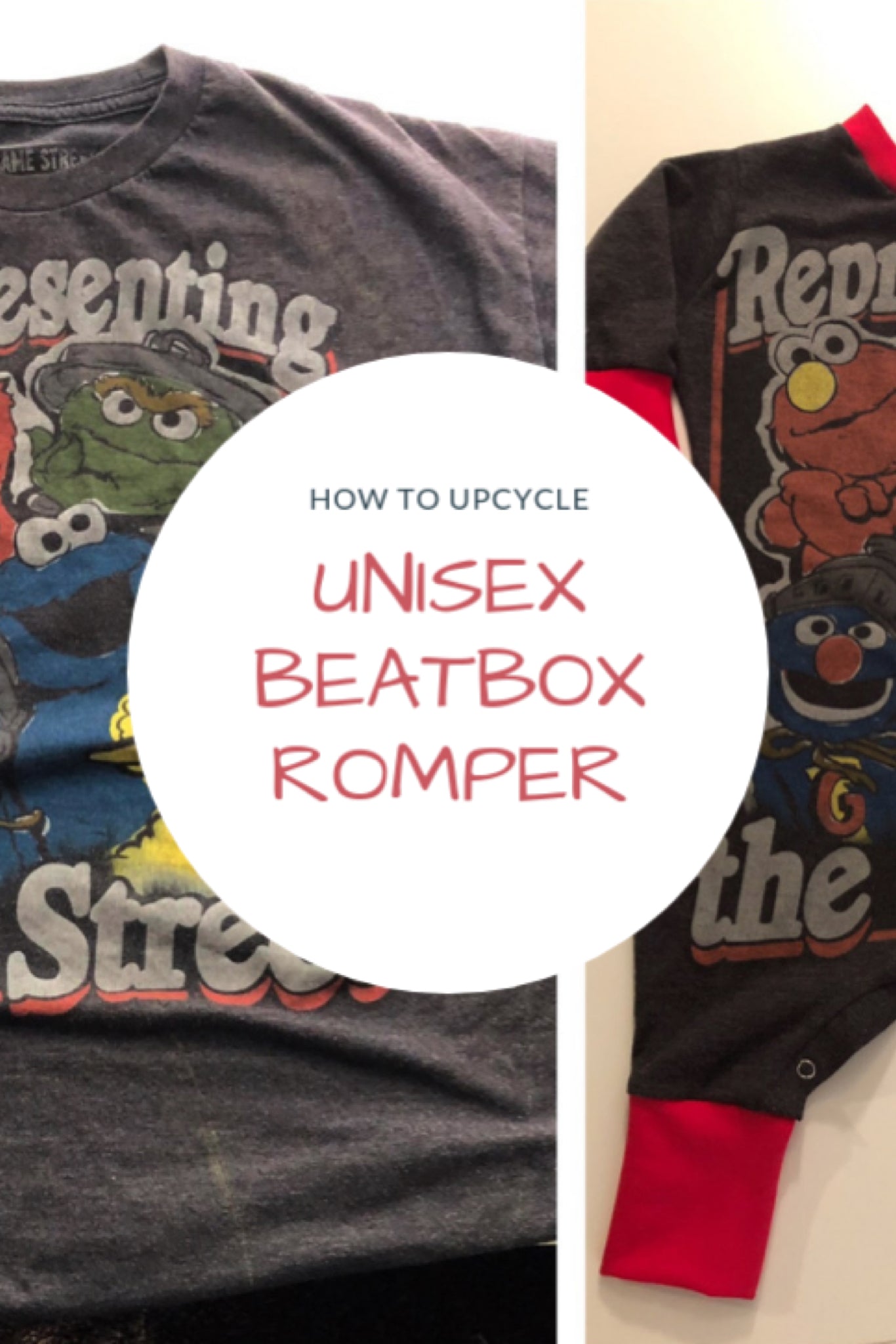 How to upcycle an Unisex Beatbox Romper