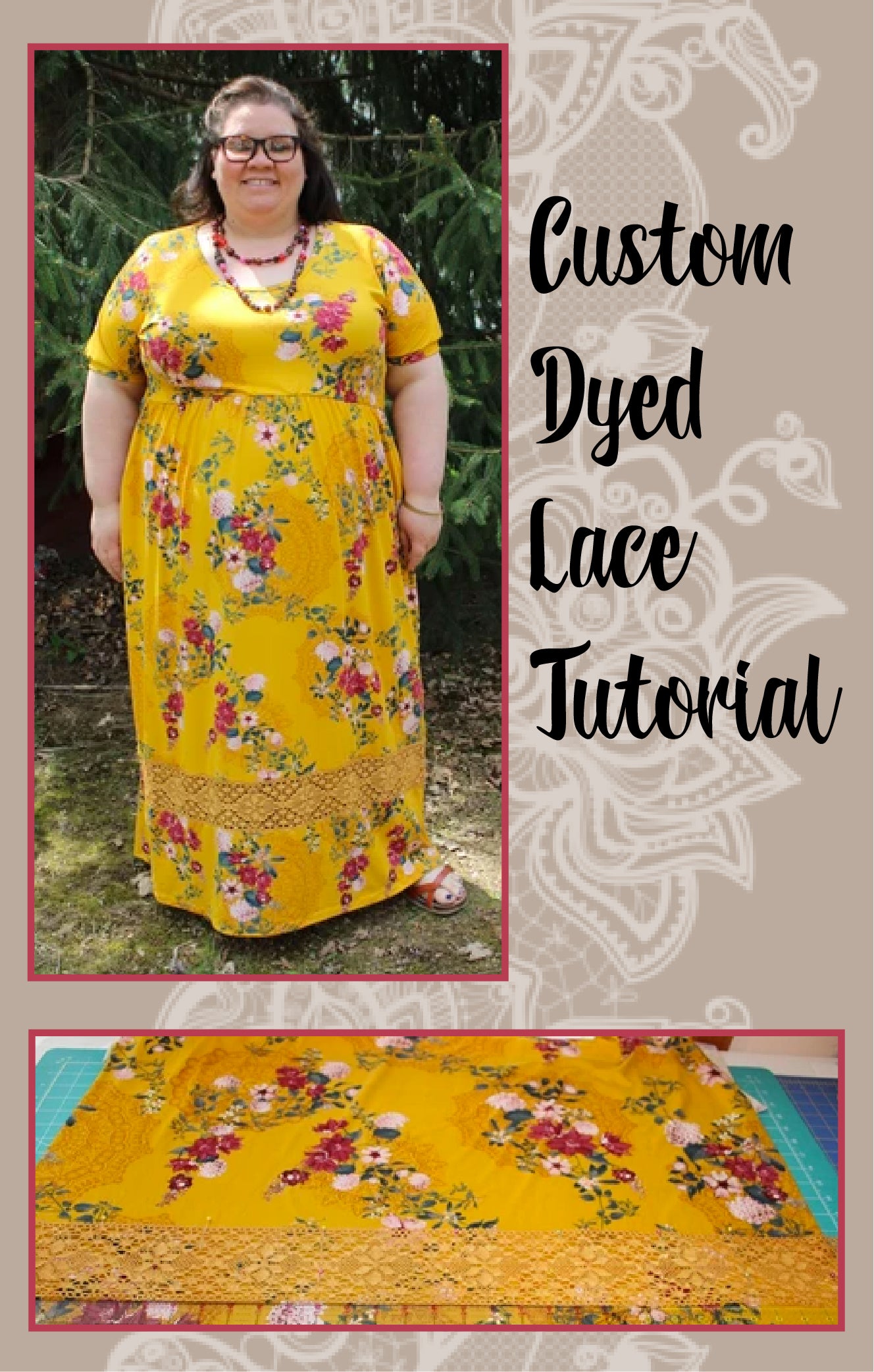 How to Hand Dye Lace