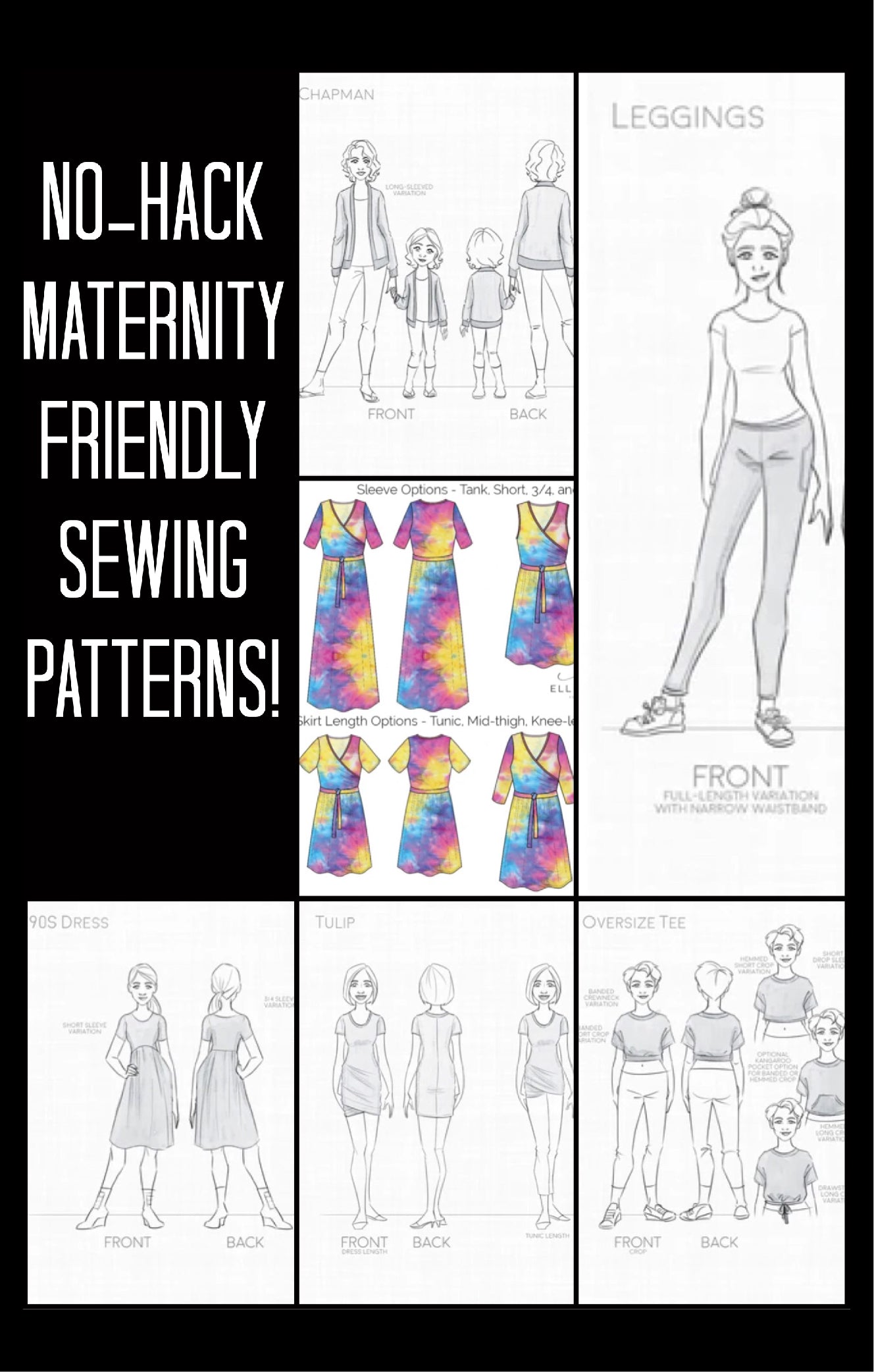 No Hack Maternity Friendly Sewing Patterns