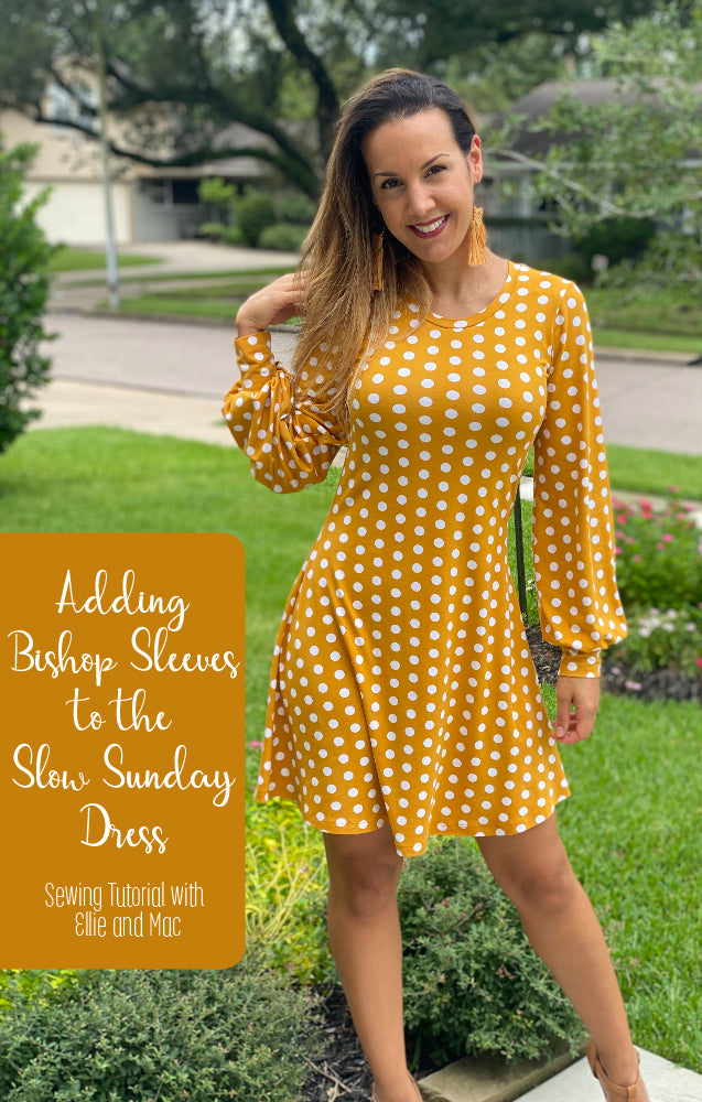 Slow Sunday Dress Pattern Bishop Sleeves Hack
