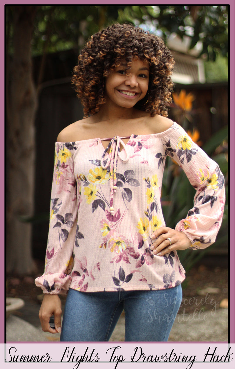 Summer Nights Top/Romper Drawstring Hack