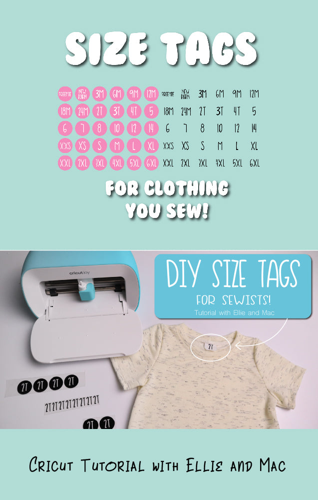 DIY Size Tags for Clothing Sewing