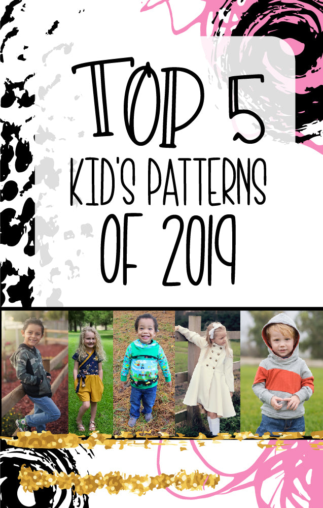 Our fabulous top 5 kid's patterns of 2019