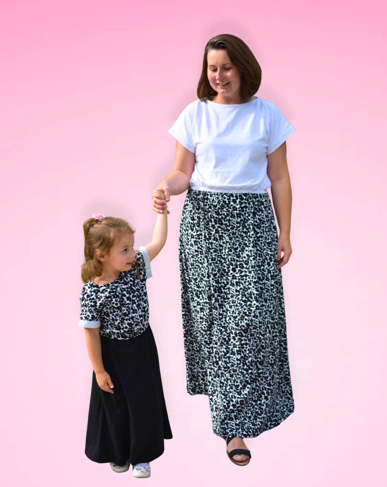 Essential Dolman Dress Sewing Pattern Bundle (Adult & Kids)