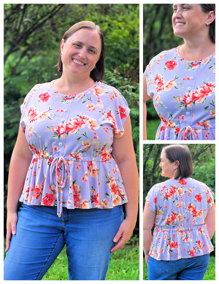 The Daphne Tape Trim Blouse main image 0
