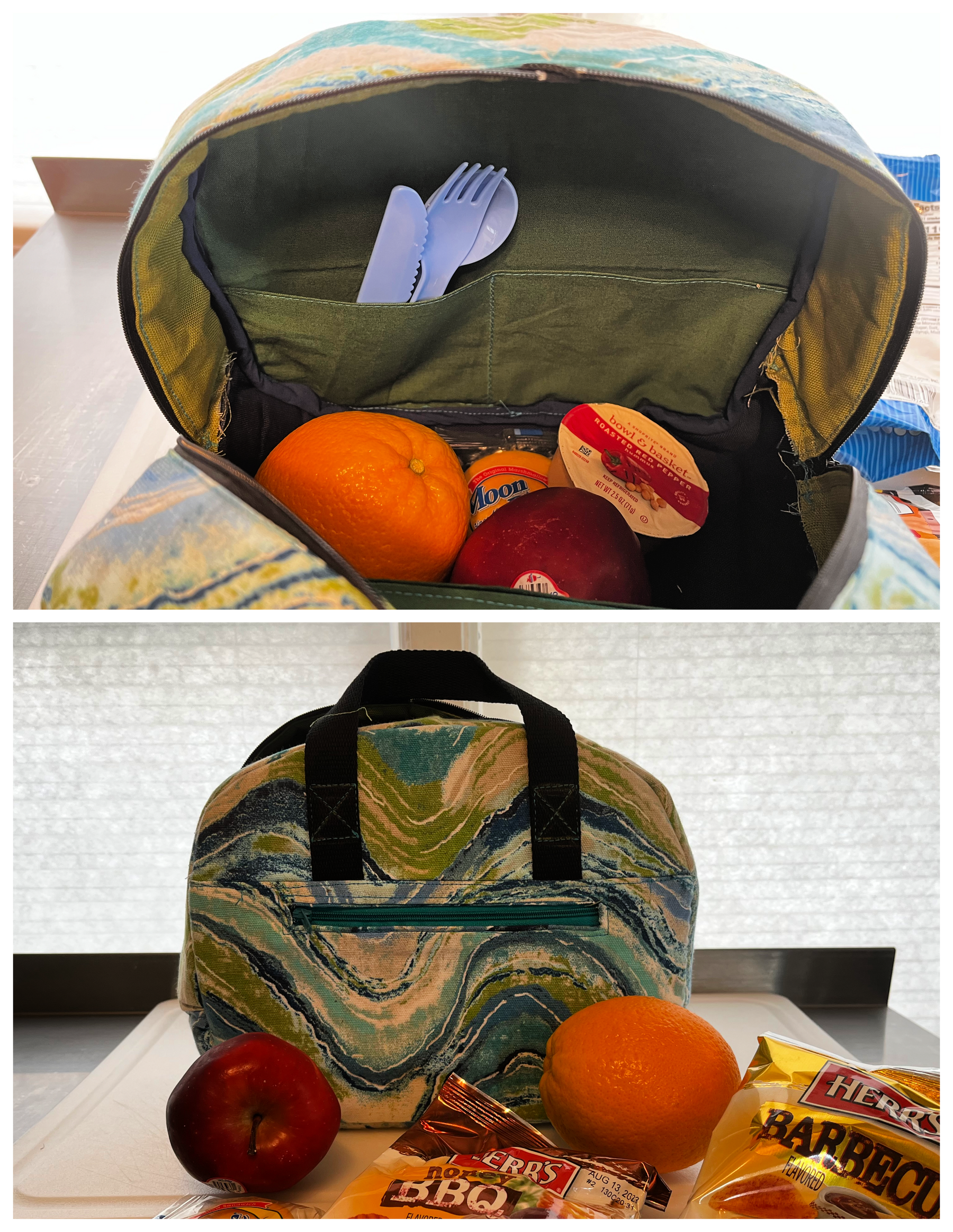 How to Make a Canvas Lunch Bag from Scratch - Paper and Stitch