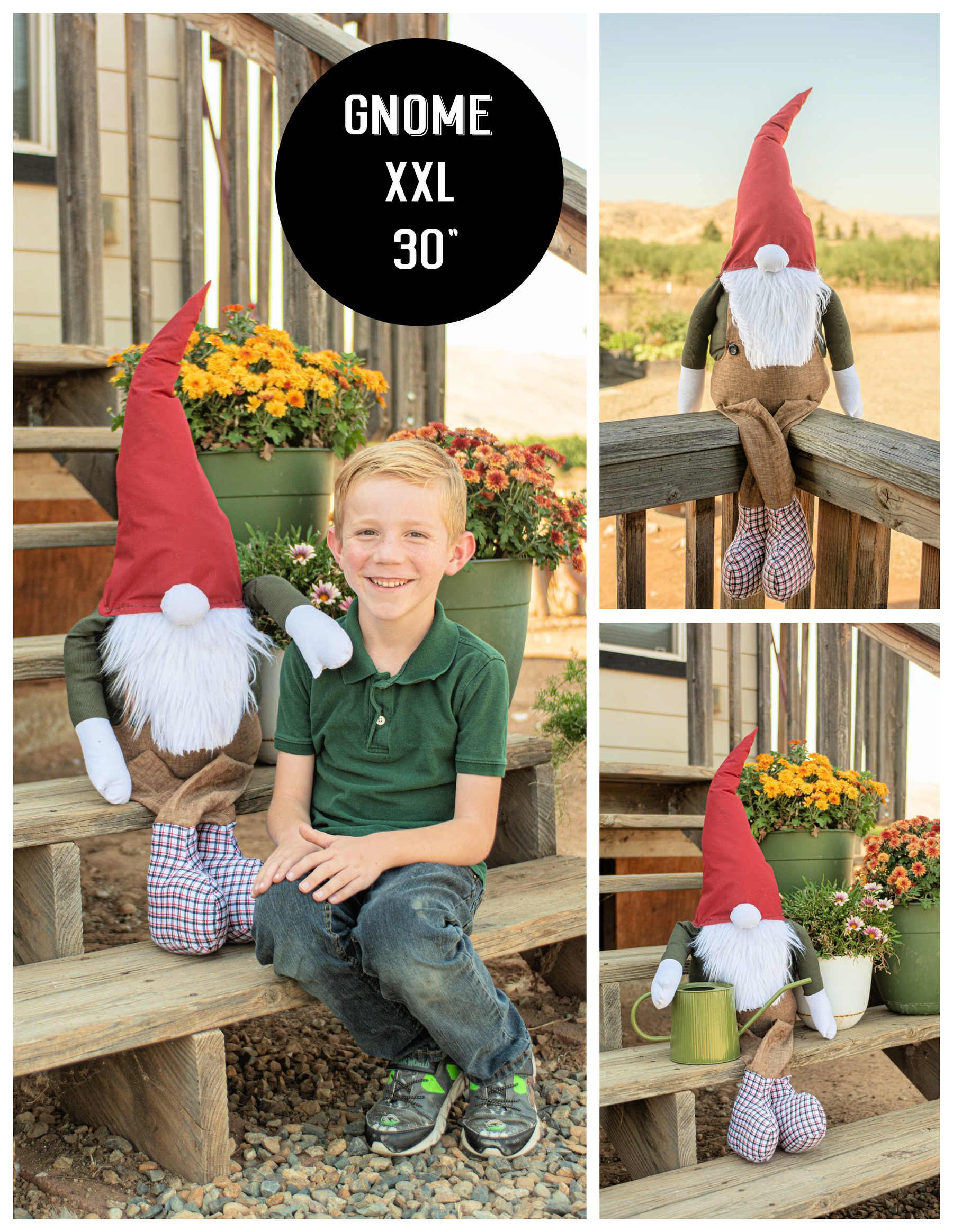 Charming Plush Gnome Sewing Pattern