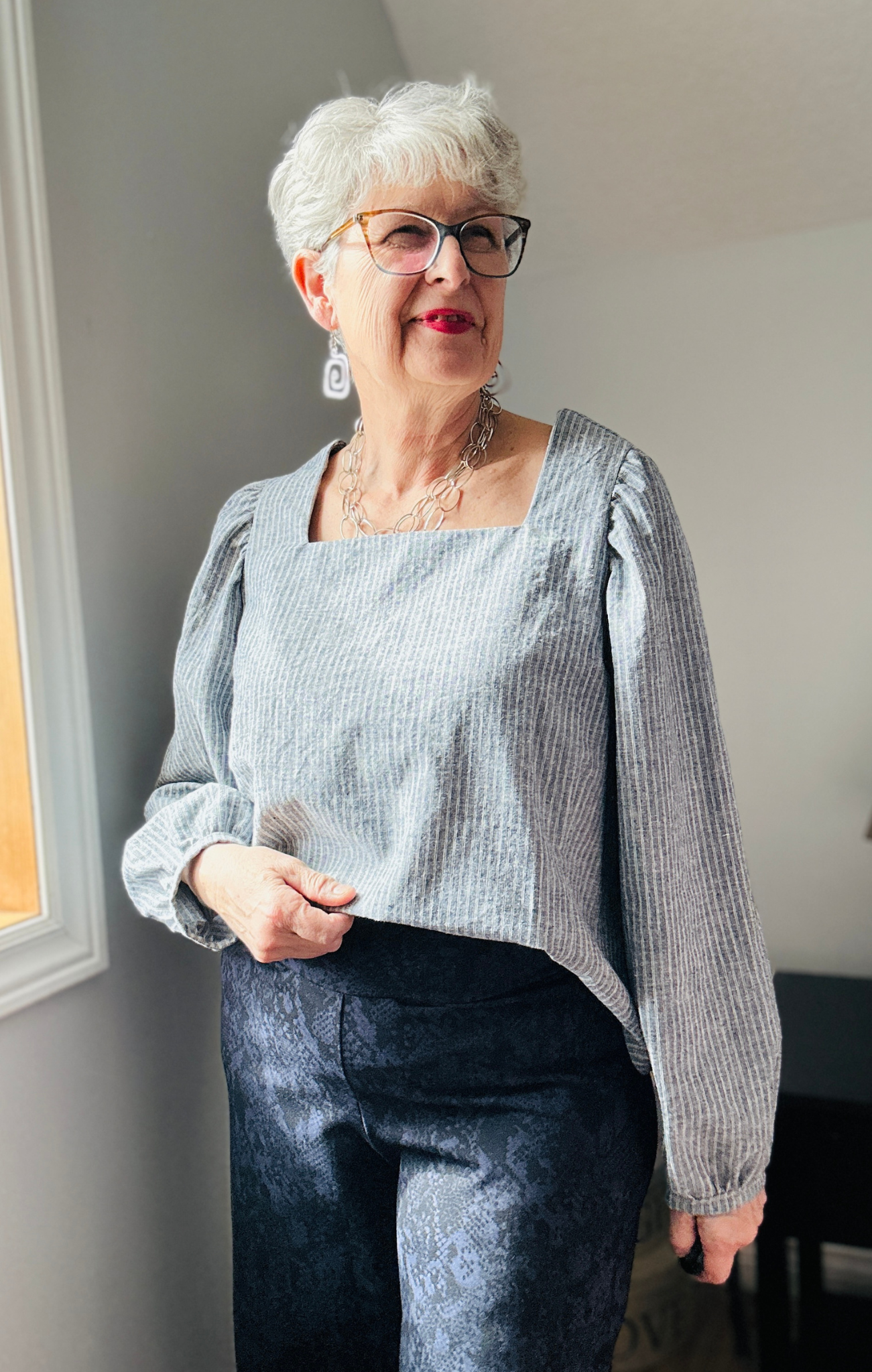Zara Square Neck Blouse Sewing Pattern