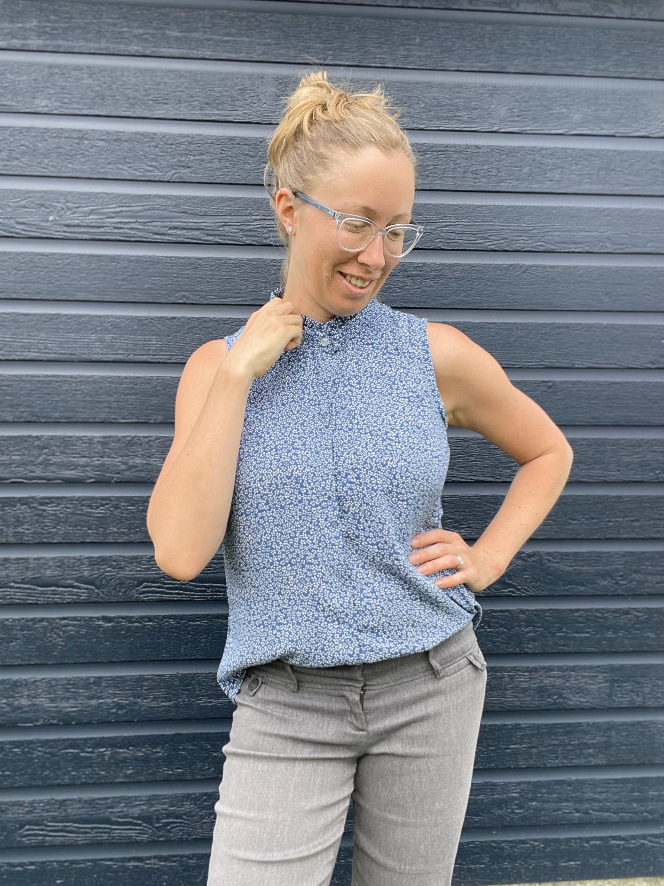 Beverly Button Down Blouse Pattern