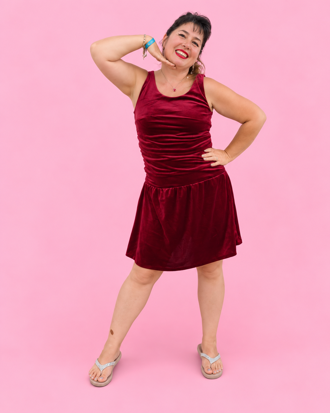 Delilah Drop Waist Dress Sewing Pattern