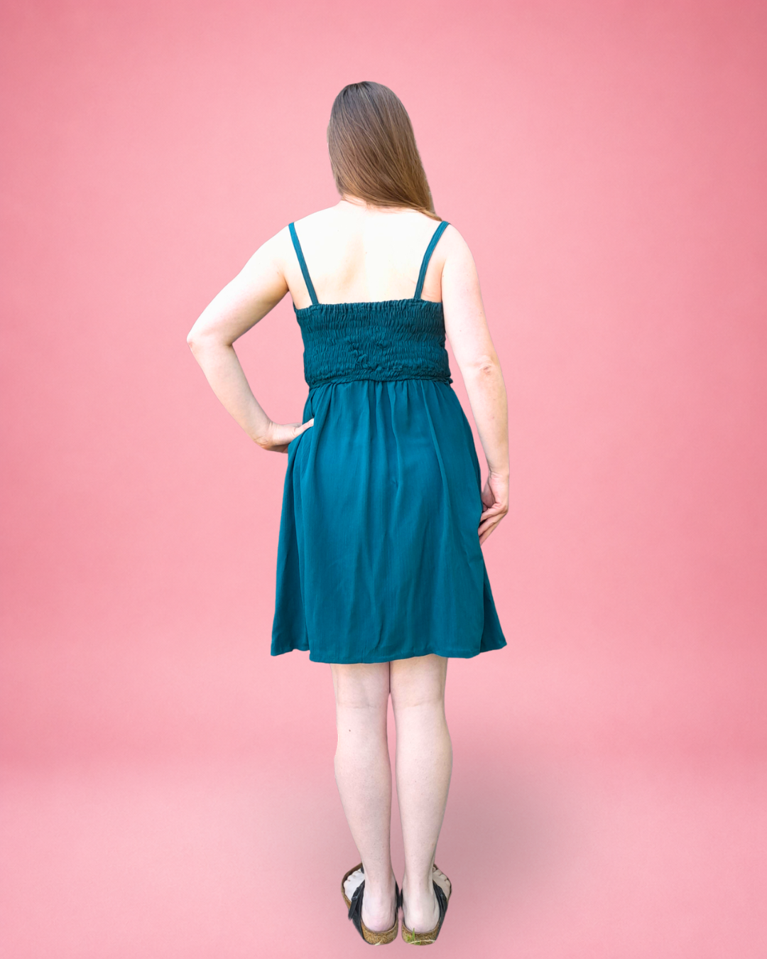 Adeline Ruched Front Woven Top & Sundress