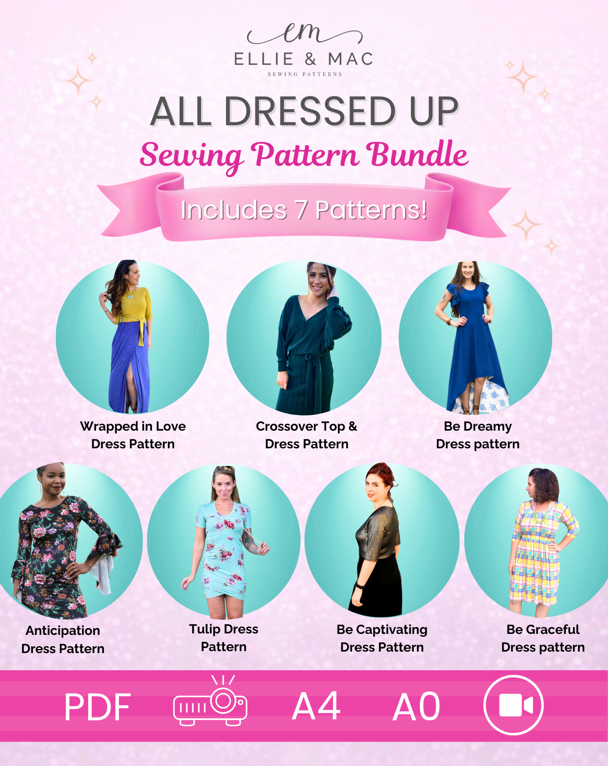 All Dressed Up Sewing Pattern Bundle