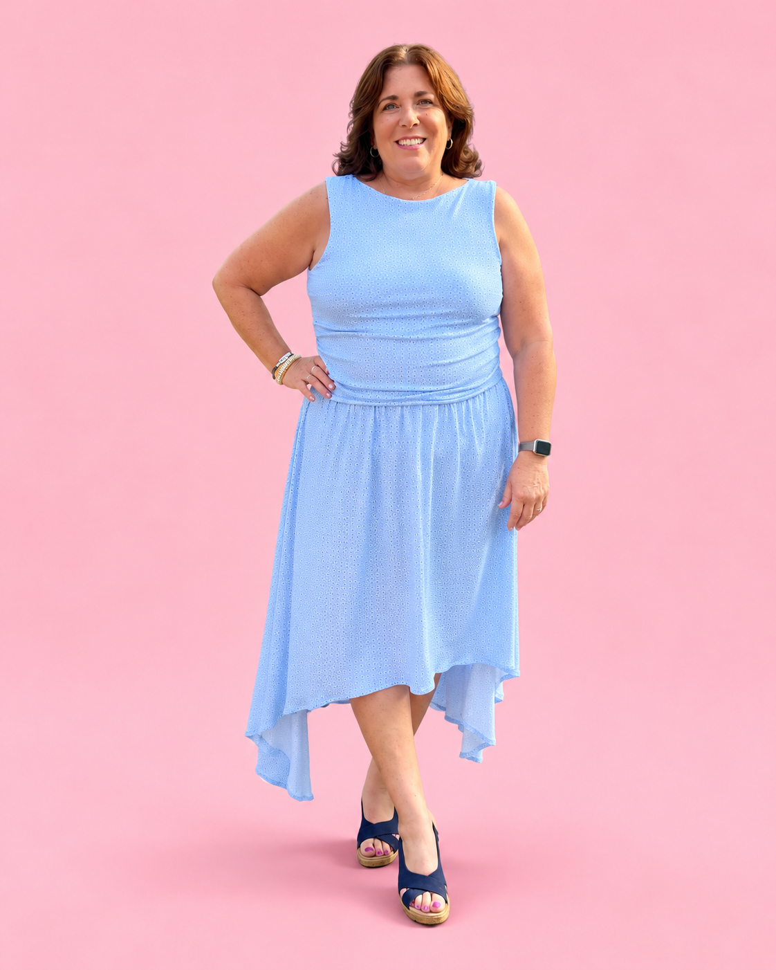 Delilah Drop Waist Dress Sewing Pattern