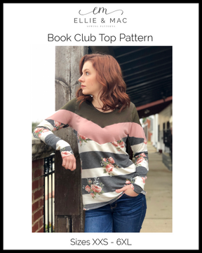 Book Club Top Pattern (adult)