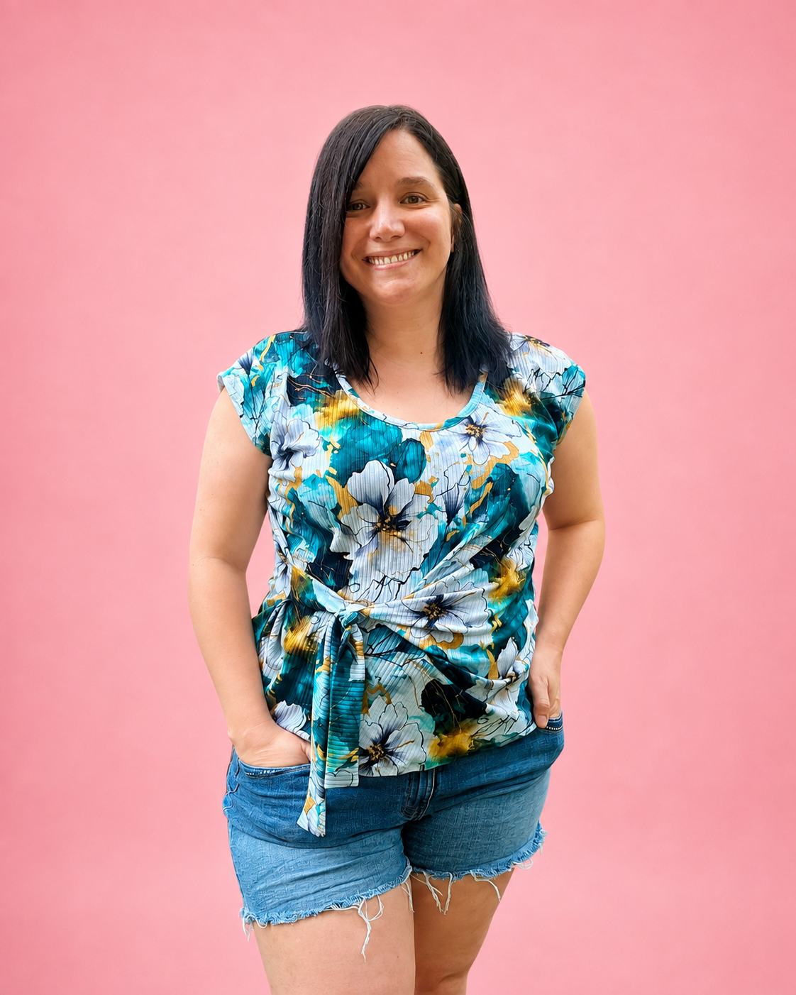 Jennifer Tie Front Dolman Top Sewing Pattern