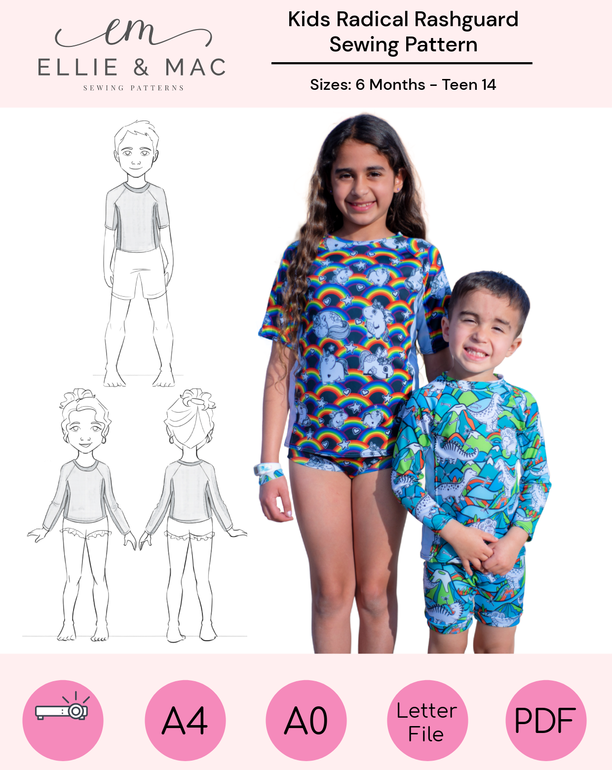 Radical Rashguard Pattern