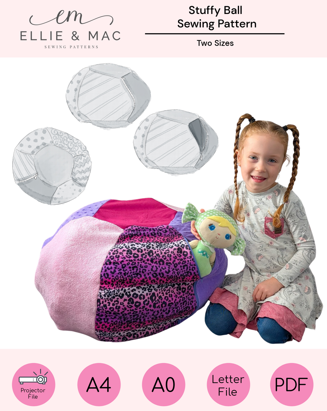 Stuffy Ball Sewing Pattern