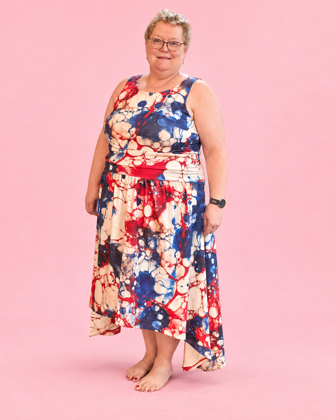 Delilah Drop Waist Dress Sewing Pattern