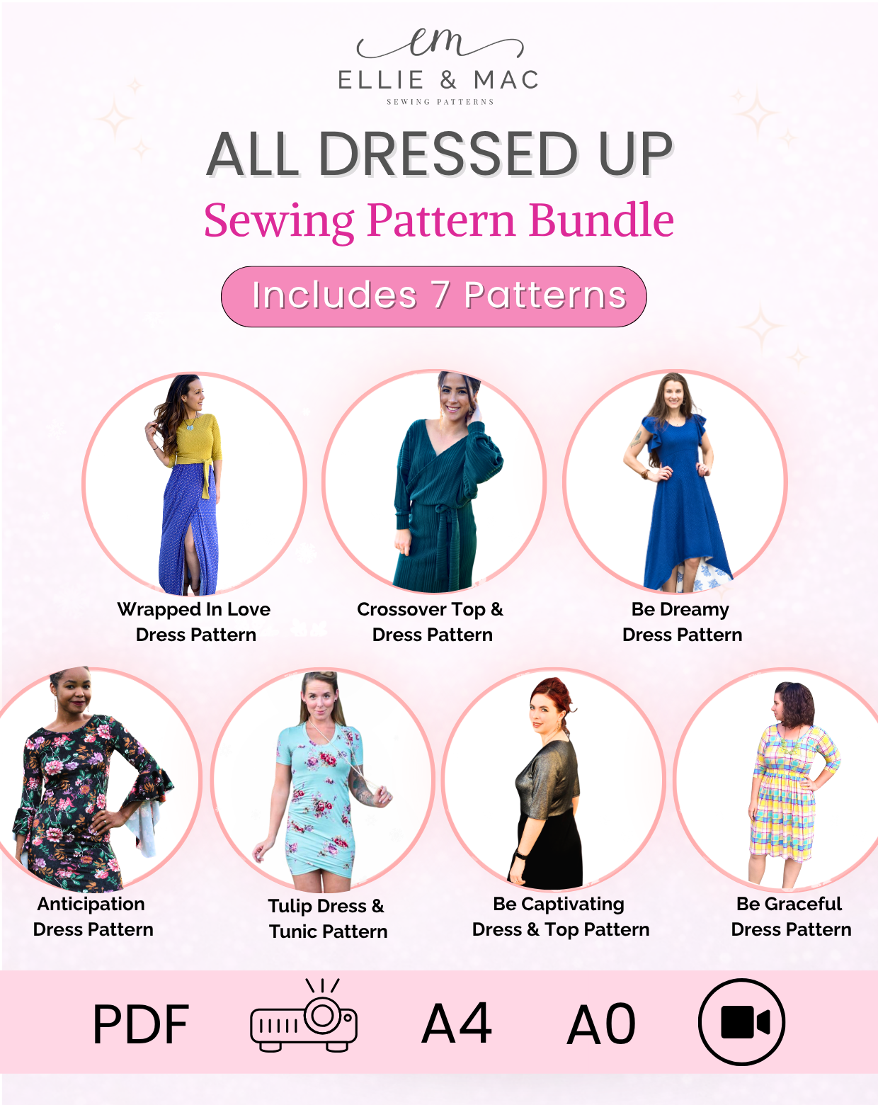 All Dressed Up Sewing Pattern Bundle