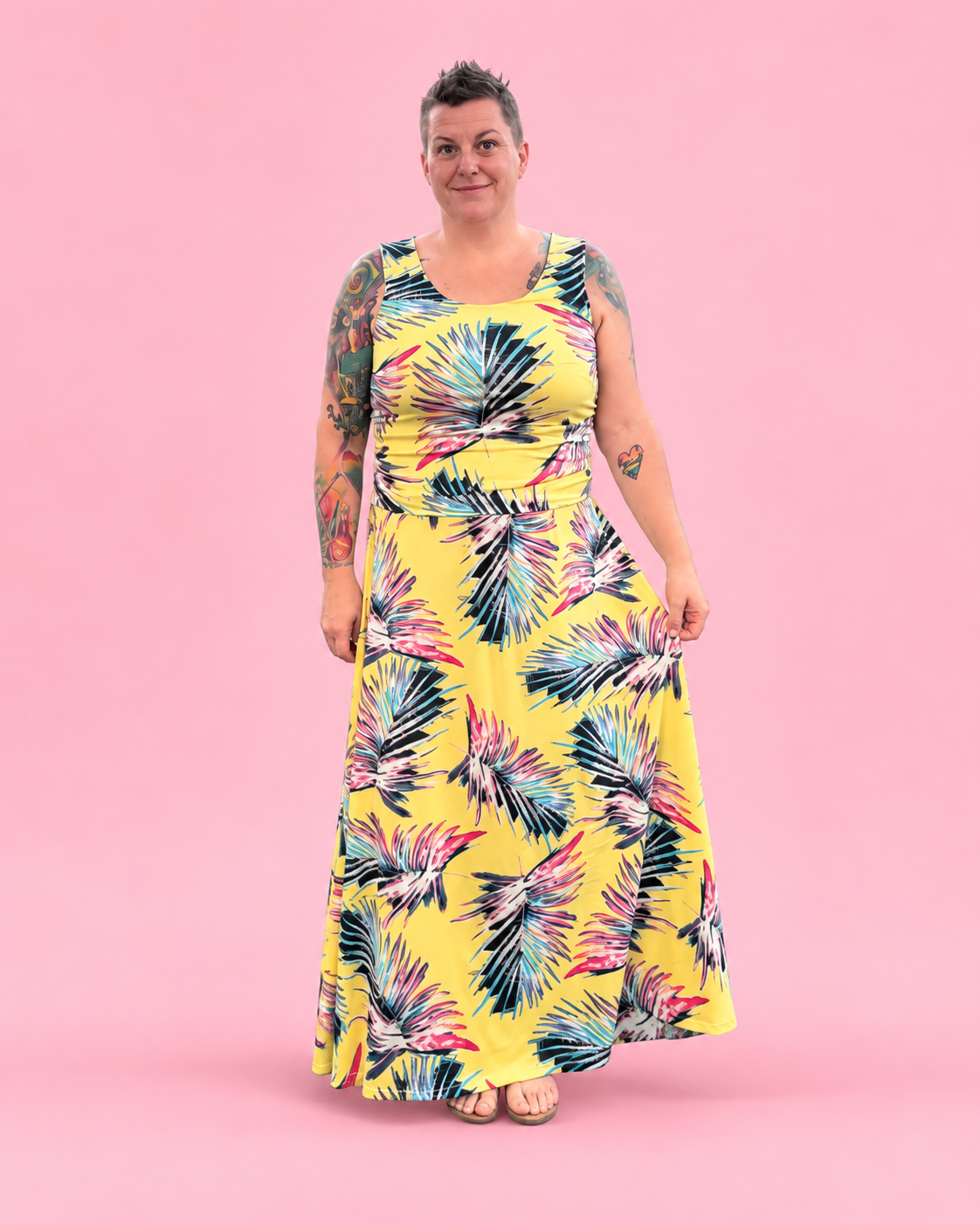 Delilah Drop Waist Dress Sewing Pattern