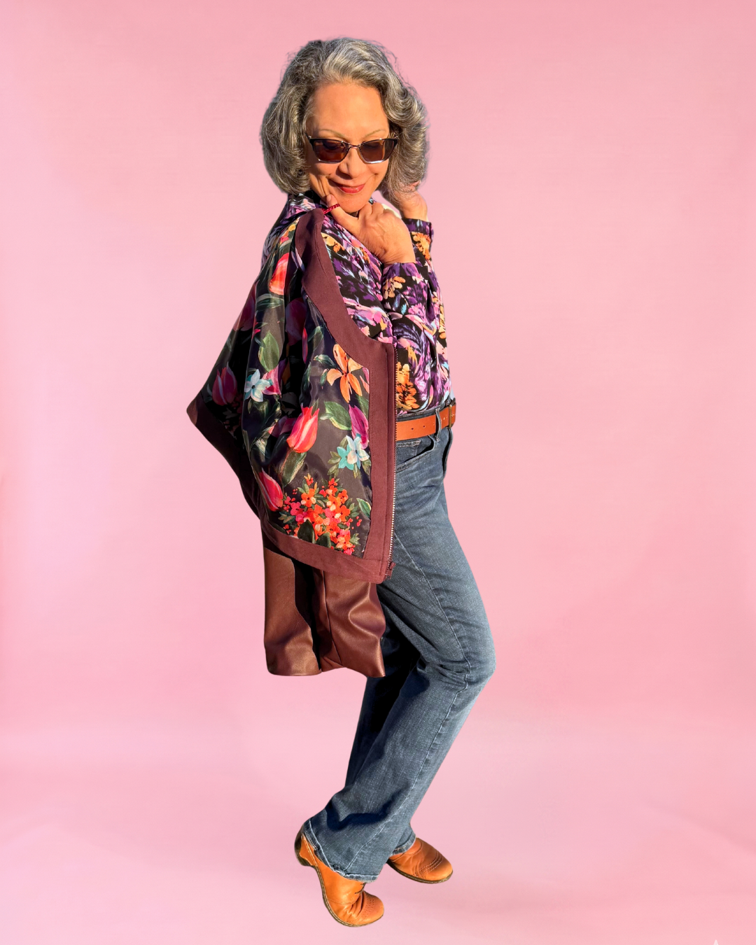 Lined zip up jacket. Beautiful jacket sewing pattern for chic styles.